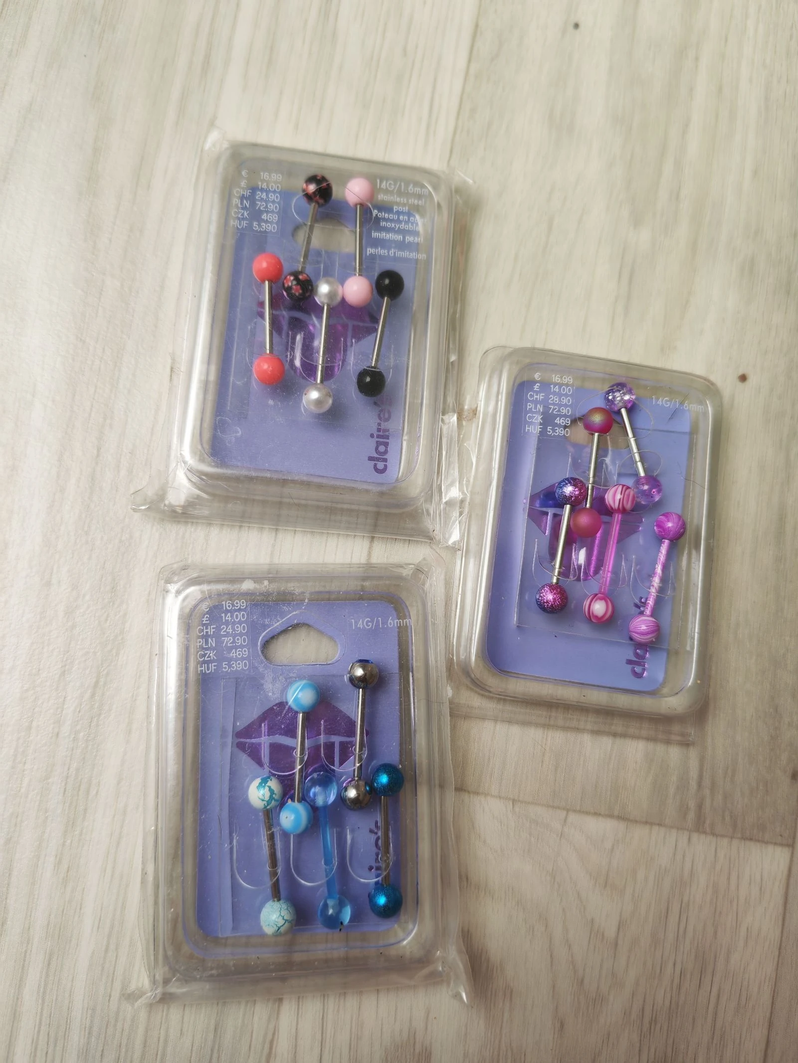 Piercing langue neuf